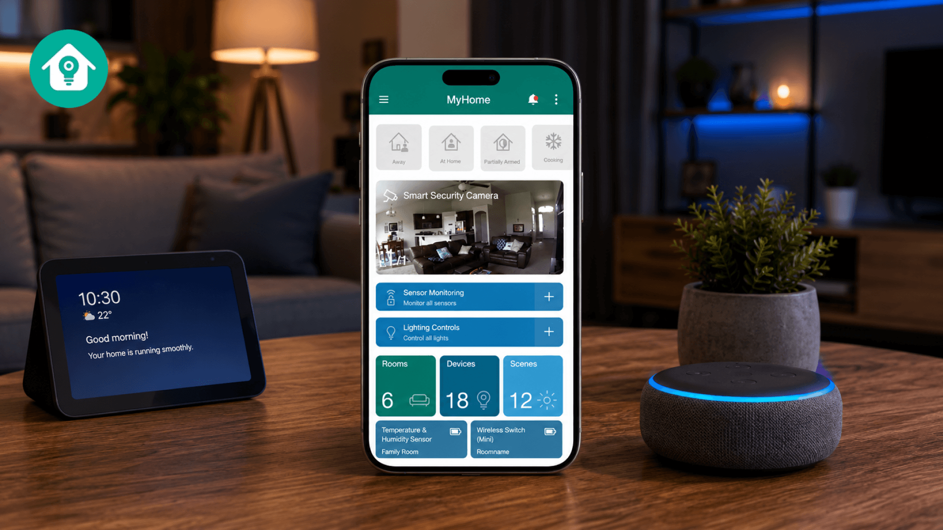 MyHome app interface