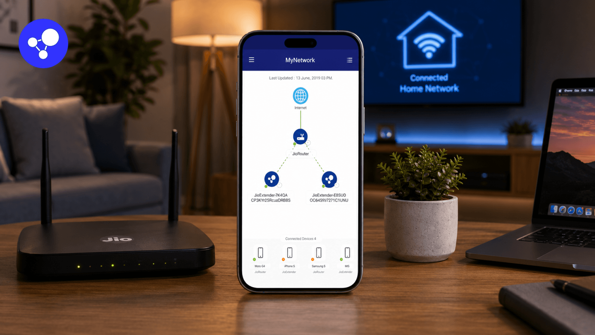 MyNetwork app interface