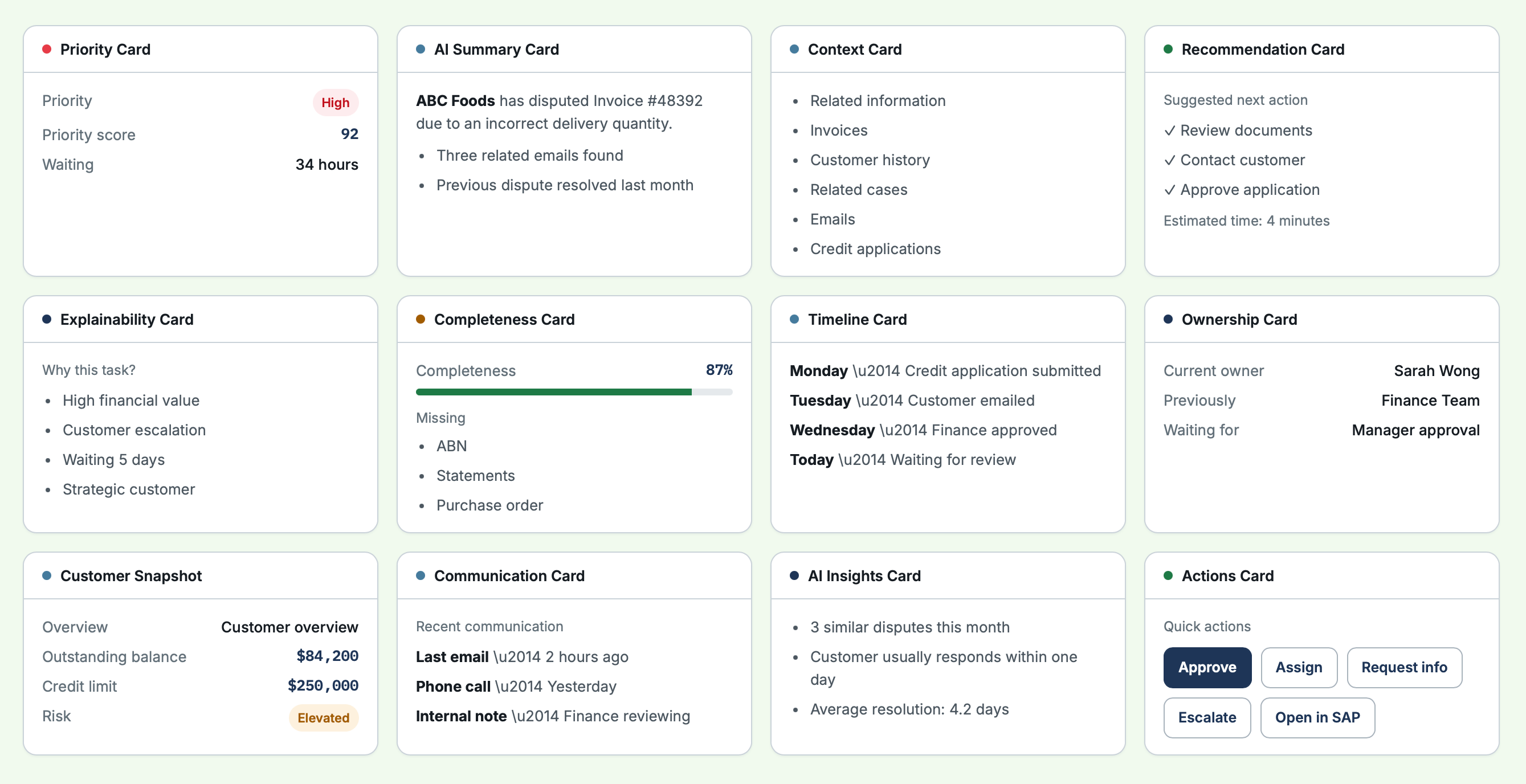 NorthStar design system card library