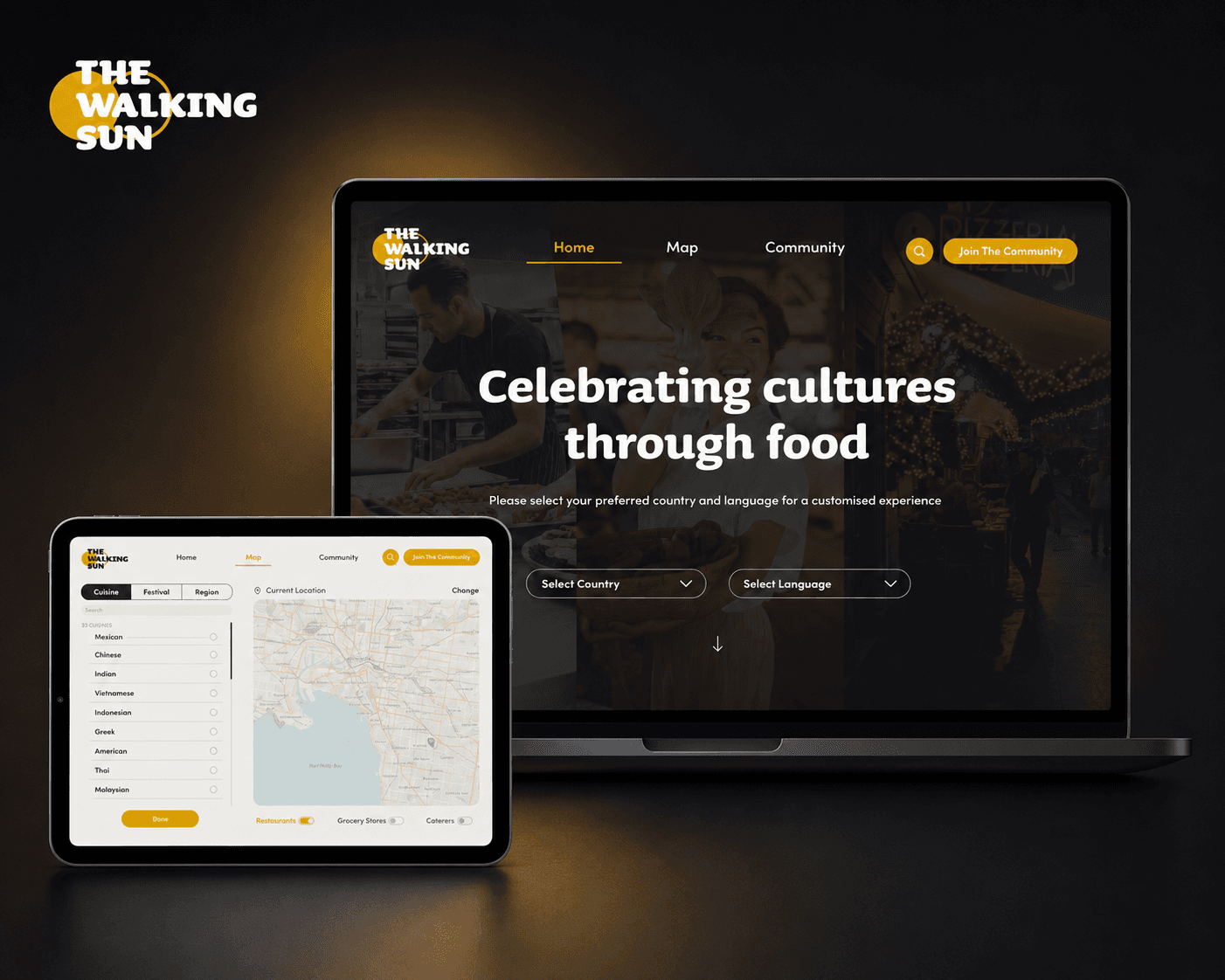 The Walking Sun community platform cover image